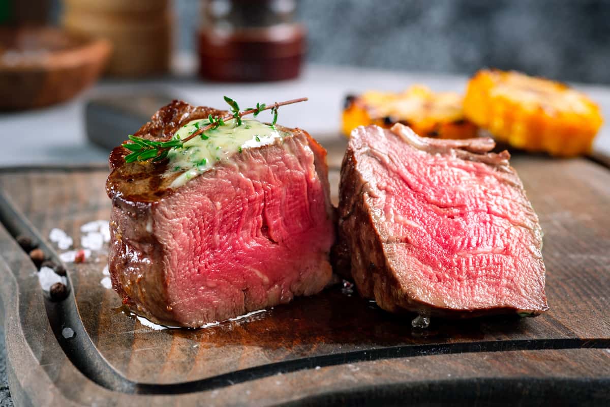 Filet Mignon recipe served on a plate, by Albany War Room Tavern