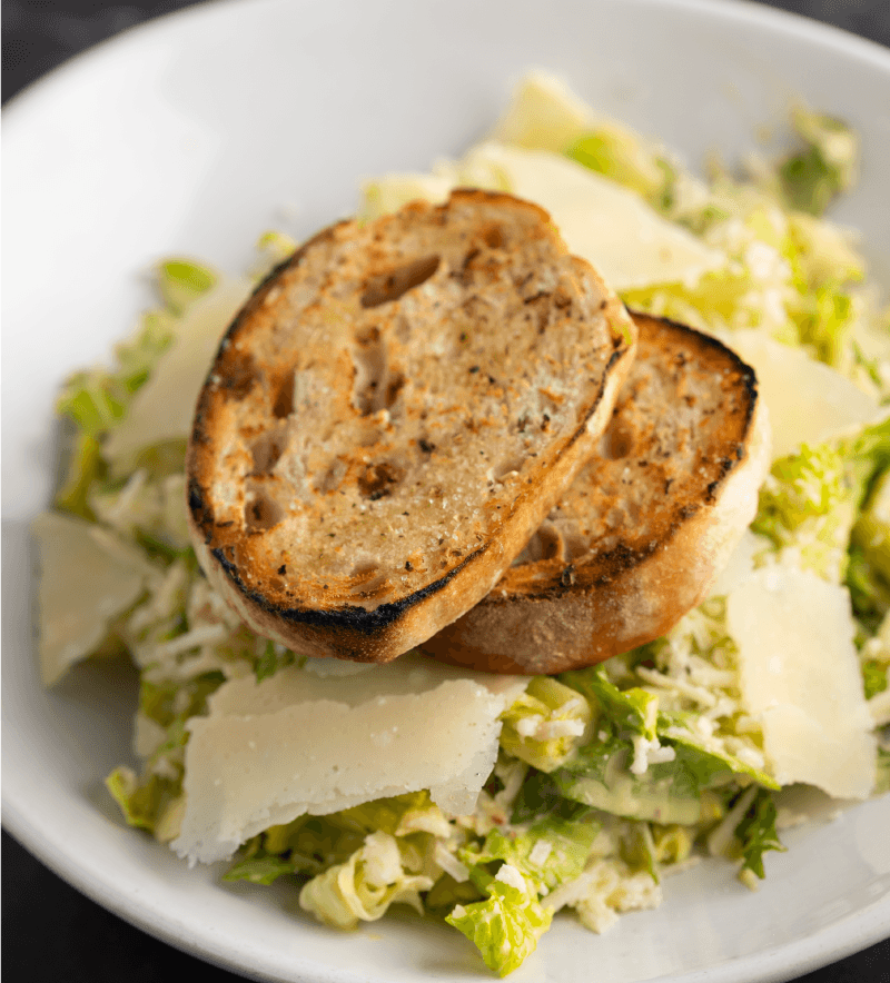 Tampa Caesar Salad recipe served on a plate, by Bavaro's Pizza Napoletana & Pastaria