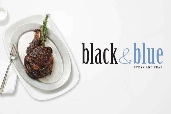 Black & Blue Steak and Crab recipe served on a plate, by Black & Blue Steak and Crab, Buffalo NY Black & Blue Steak and Crab recipe served on a plate, by Black & Blue Steak and Crab, Buffalo NY