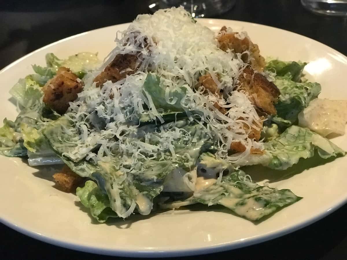 Bocca Rogers Caesar Salad recipe served on a plate, by Bocca Italian eatery & pizzeria