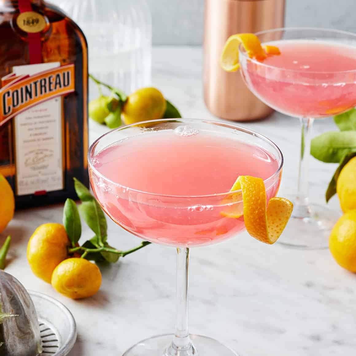 Cosmopolitan recipe served in a glass, by Finns Victoria