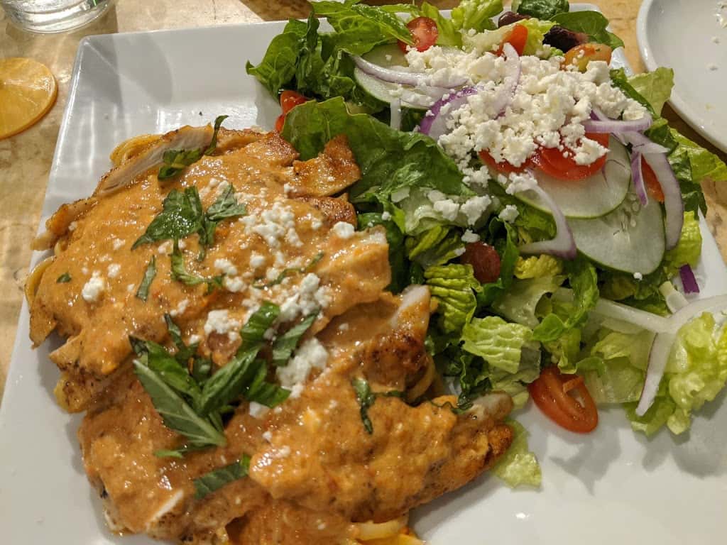 Signature Dishes recipe served on a plate, by Yamas Mediterranean Cuisine