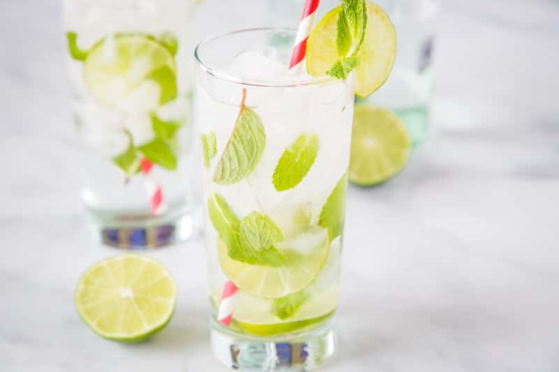 Mojito recipe served in a glass, by Finns Victoria Mojito recipe served in a glass, by Finns Victoria