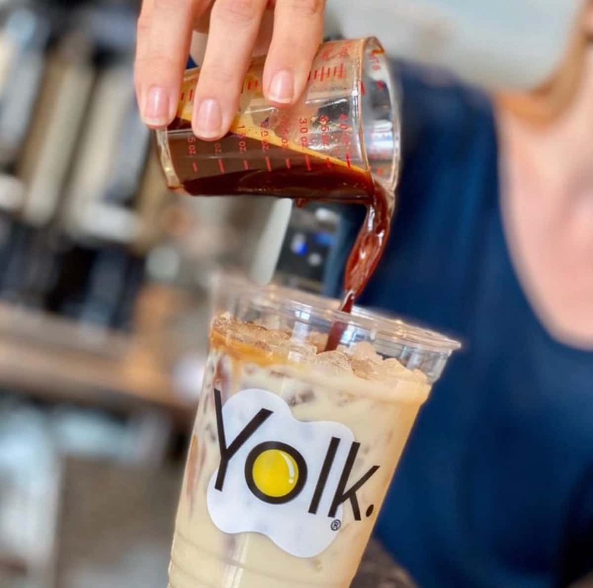 Yolk Espresso recipe served in a glass, by The Bulldog Lowertown