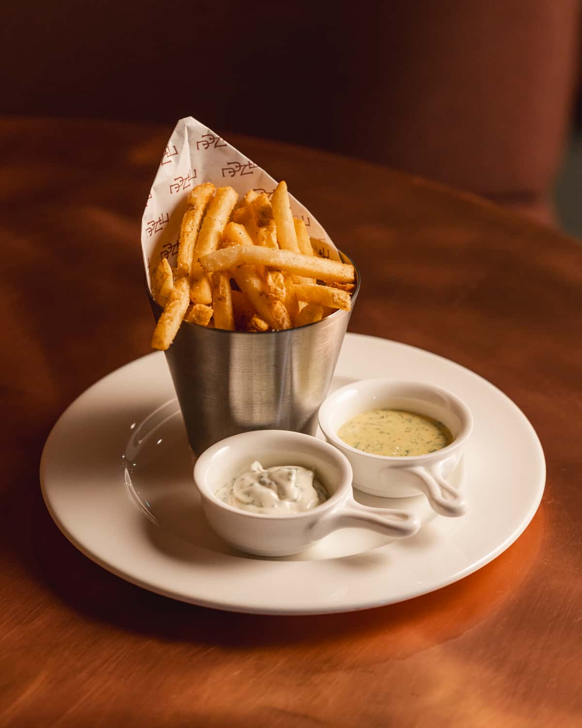Fries recipe served on a plate, by June Fries recipe served on a plate, by June