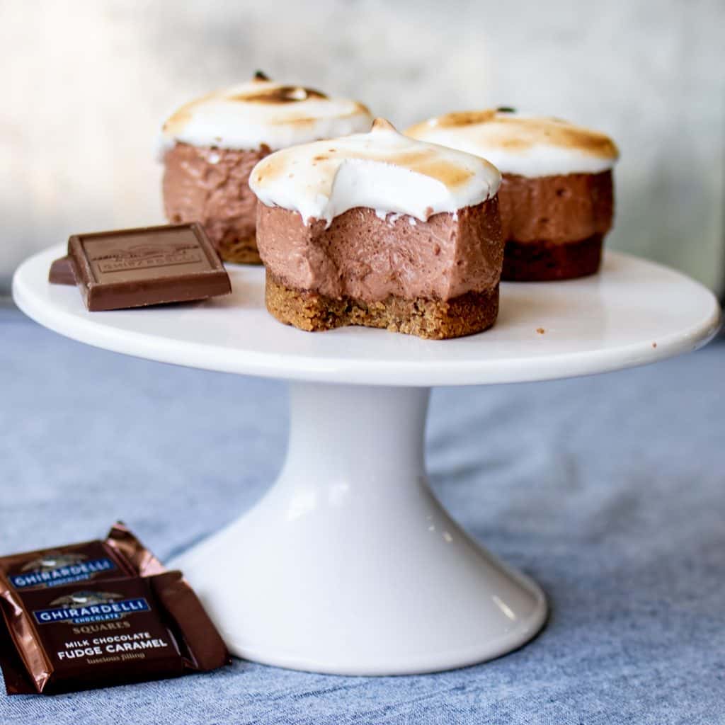 S’mores recipe served on a plate, by Nightingale