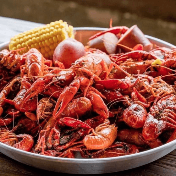 Boiled Crawfish recipe served on a plate, by Mandez's Seafood Bar & Grill