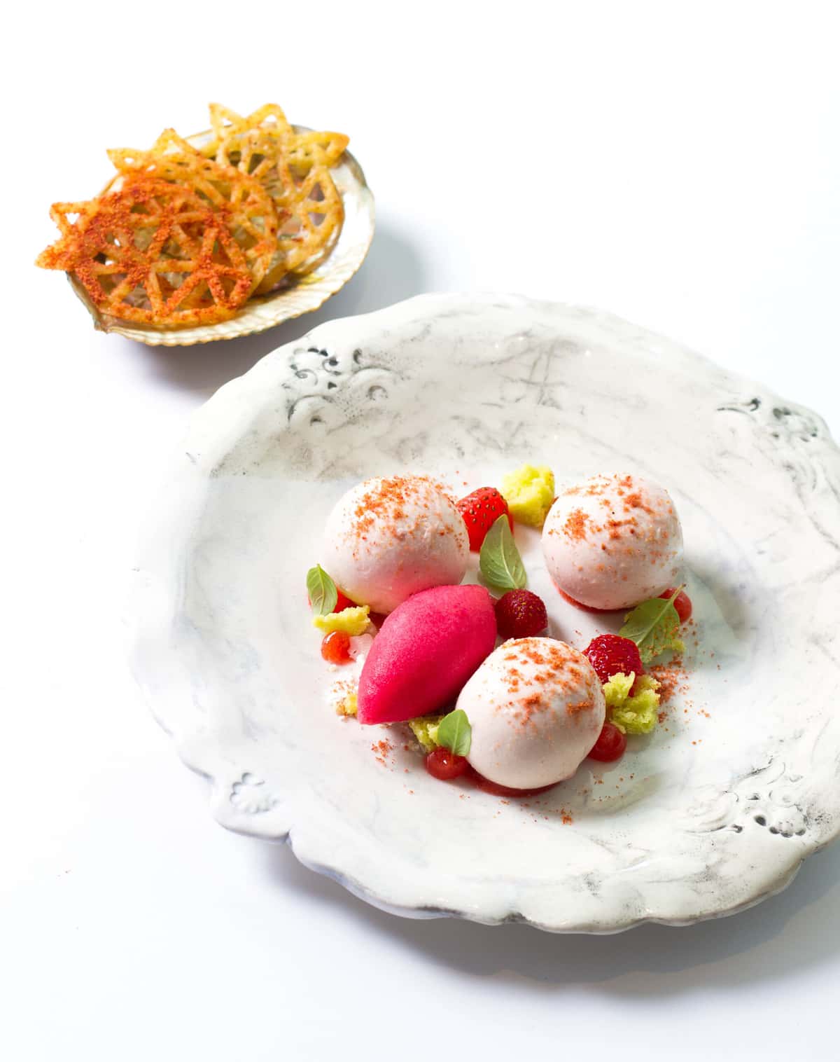 Strawberry Tiramisu recipe served on a plate, by Mystic