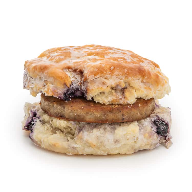 Sweet Country Blues recipe served on a plate, by Rise Southern Biscuits & Righteous Chicken - Nashville Downtown