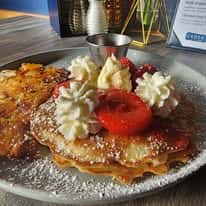 Strawberry Ricotta recipe served on a plate, by Crosby's