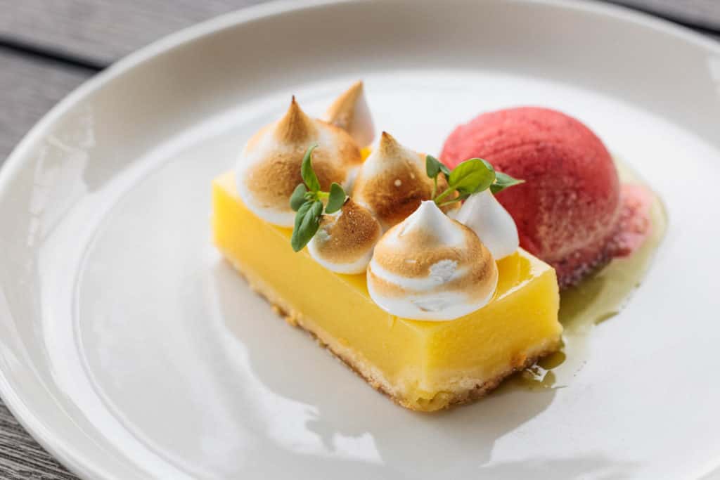 Lemon Bar recipe served on a plate, by Terra GR Lemon Bar recipe served on a plate, by Terra GR