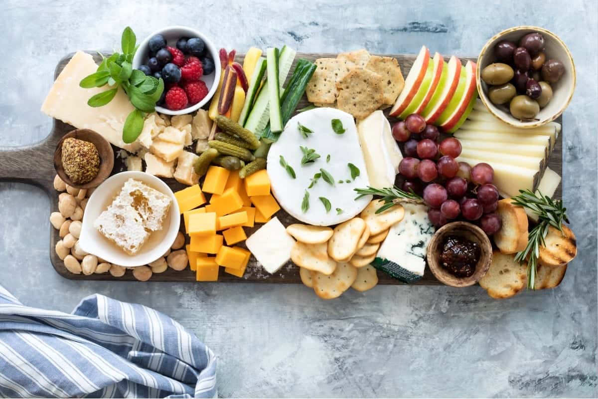 CHEESE BOARD recipe served on a plate, by Bodega Bar