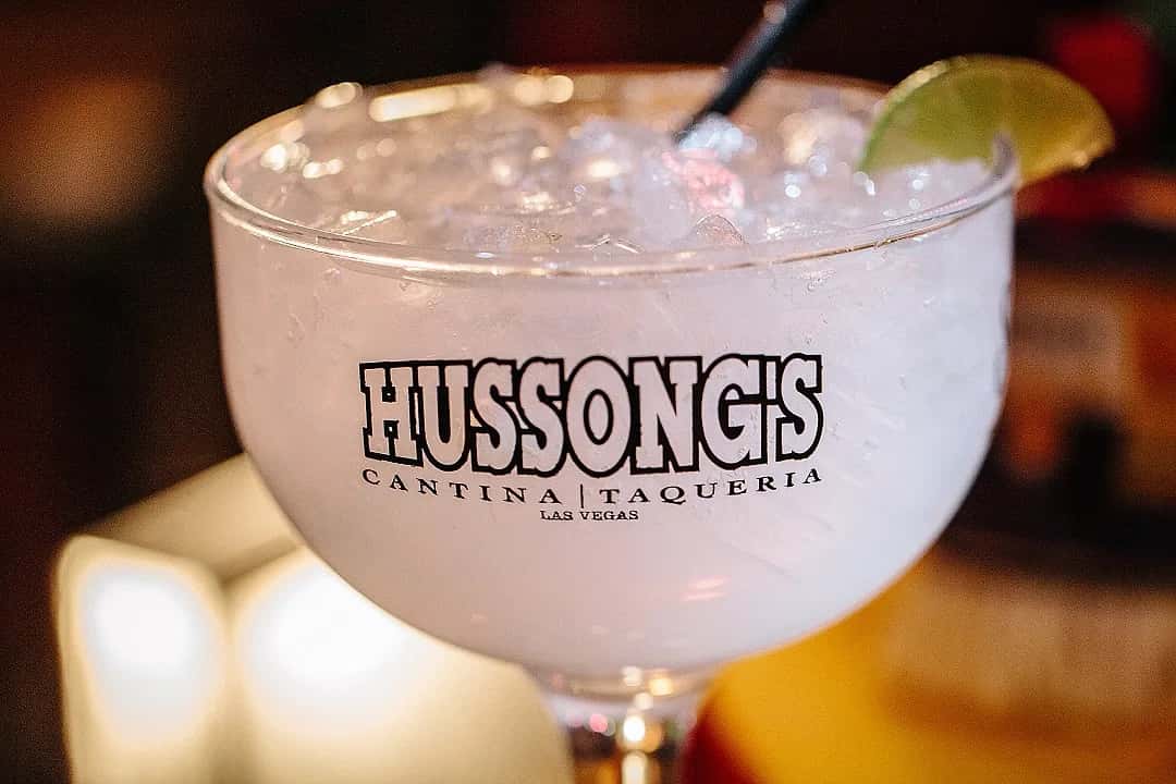 Margarita recipe served on a plate, by Hussong’s Cantina Henderson