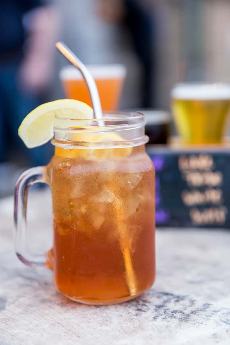 Long Island Iced Tea recipe served in a glass, by Island Wing Company Grill & Bar - Tamaya