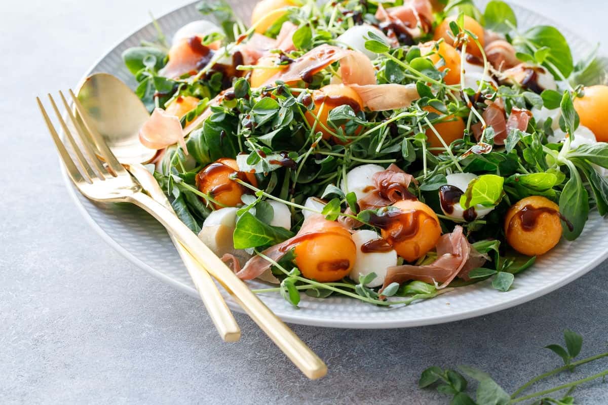 Prosciutto di Parma recipe served on a plate, by The Courtney Room