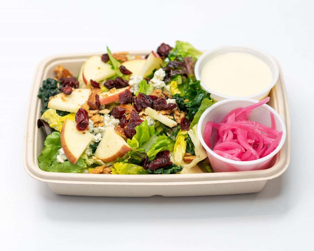 Order Now Salad recipe served on a plate, by Zócalo Restaurant