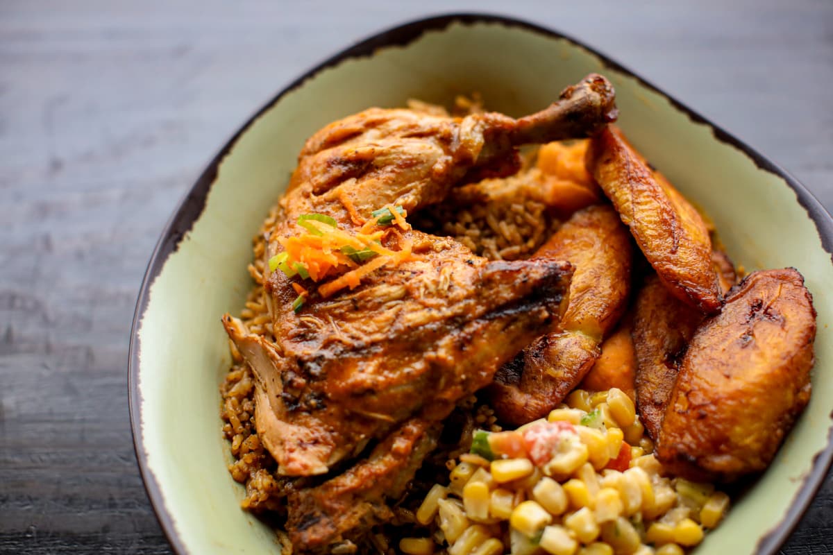 Mamba recipe served on a plate, by Baobab Fare