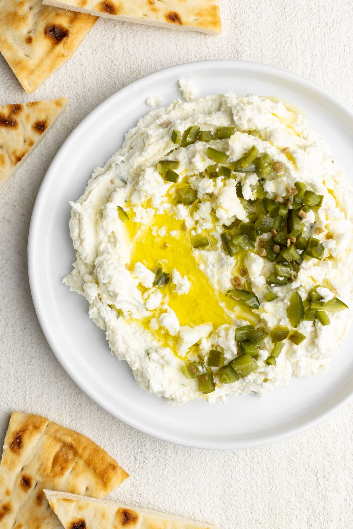 Crazy Feta recipe served on a plate, by CAVA