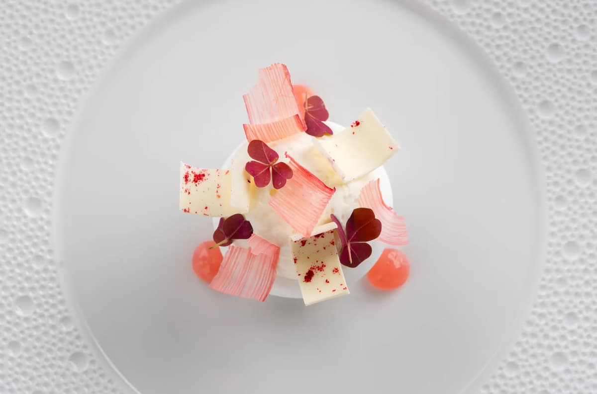 Grilled Sea Bass recipe served on a plate, by Clos Maggiore