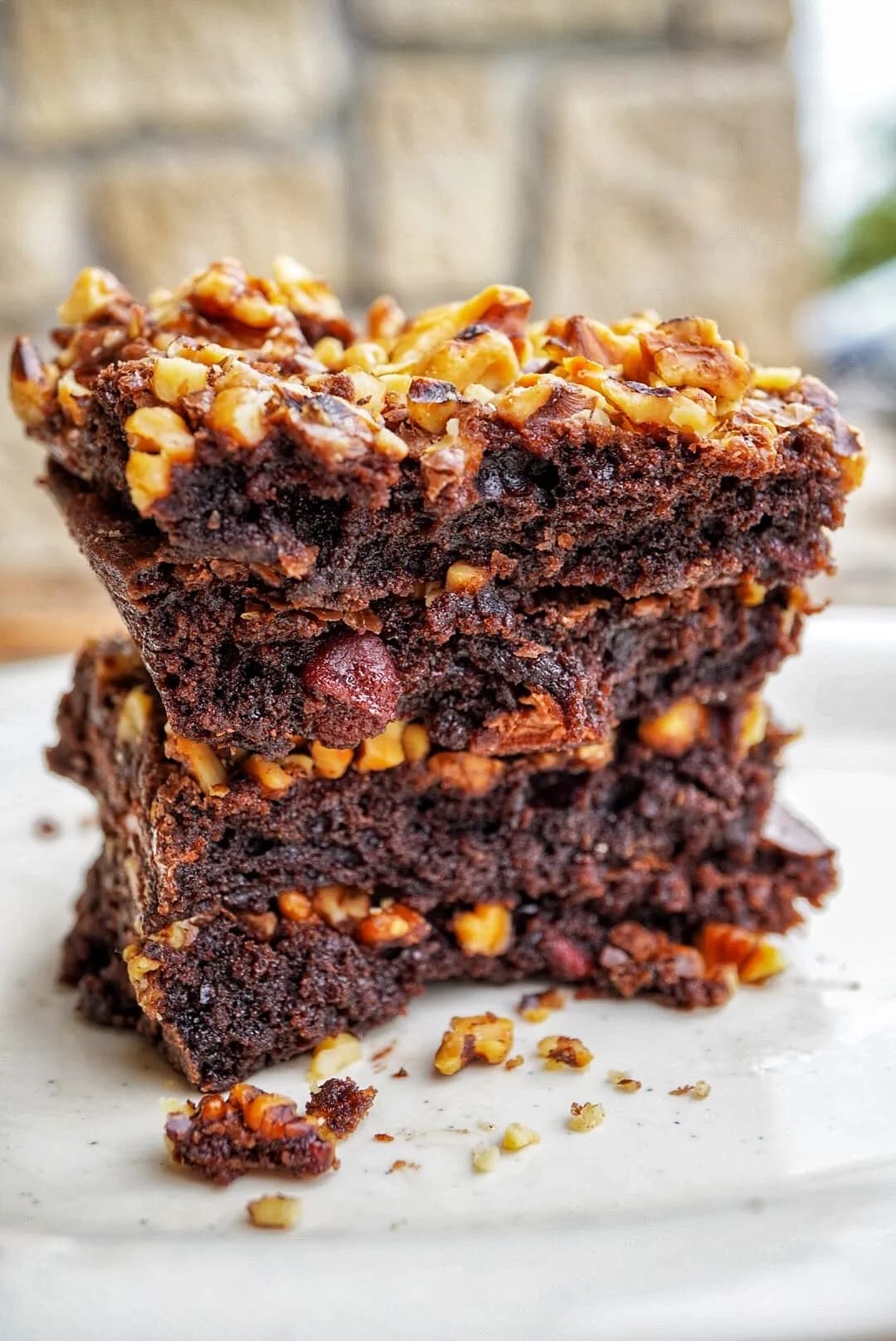 Fudge Brownie with Walnuts