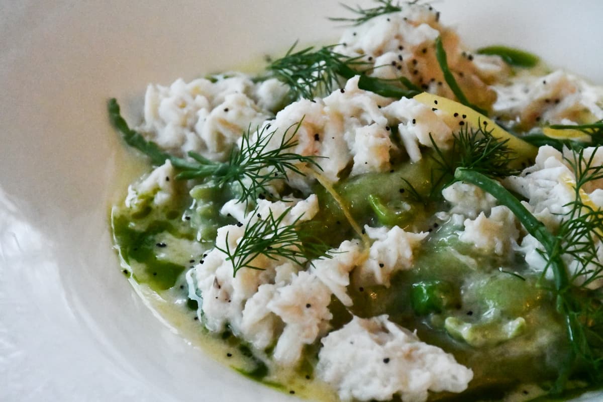 Pasta recipe served on a plate, by Forepaugh's Restaurant