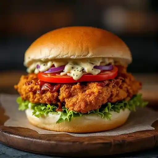 The Augusta recipe served on a plate, by The Fix Burger Bar
