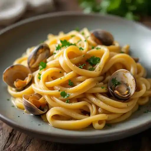 BIGOLI W/CLAMS & LEMON BUTTER