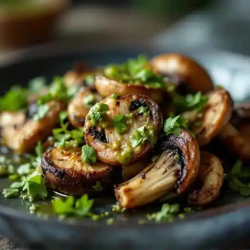 OYSTER MUSHROOM CONFIT w/ SALSA VERDE