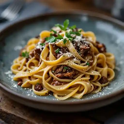MALTAGLIATI W/MILK-BRAISED SHORT RIB & RICOTTA SUGO