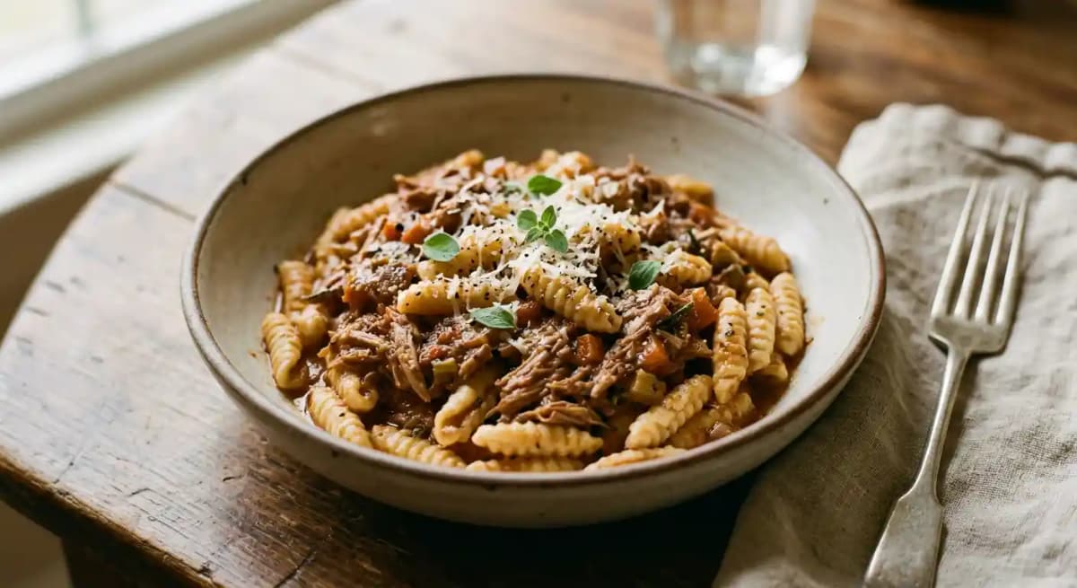 CAVATELLI W/RABBIT SUGO