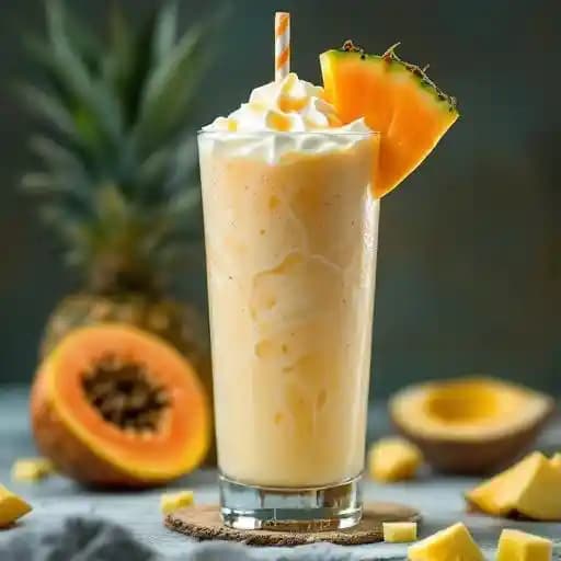Papaya Pina Colada Whip