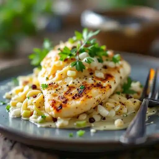 CRAB AU GRATIN FLOUNDER