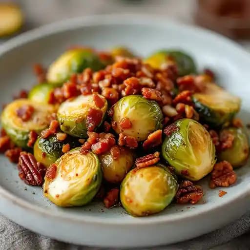 Brussels Sprouts recipe served on a plate, by JTK Cuisine & Cocktails