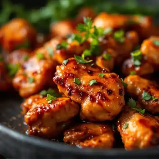 Spicy Chicken recipe served on a plate, by Gen Korean BBQ House