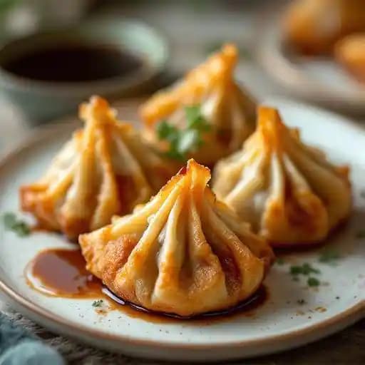 Deep Fried Mandu