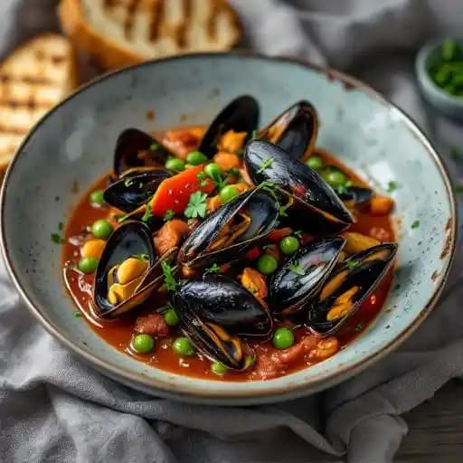 Roasted Pei Mussels