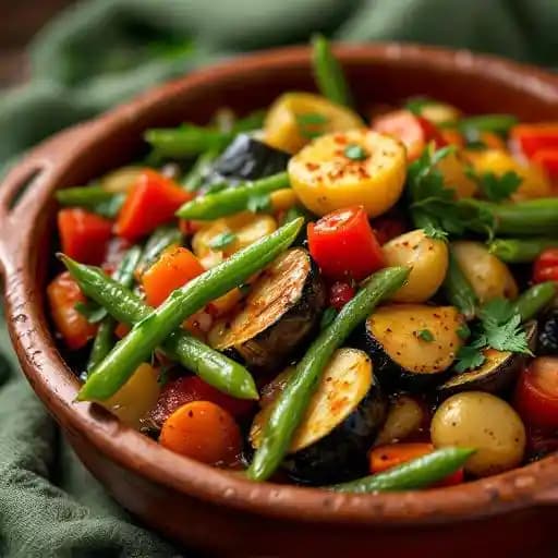 Sebzeli Guvec (Vegetable Dish)