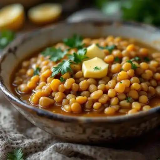 Adasi Stew (Vegetarian) recipe served on a plate, by Chello Grill Adasi Stew (Vegetarian) recipe served on a plate, by Chello Grill