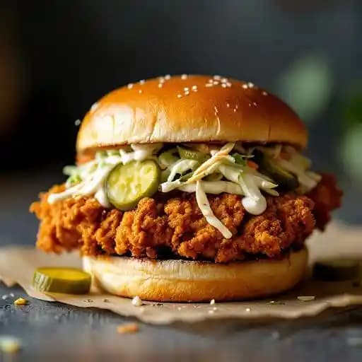 Drutherbird Fried Chicken Sandwich