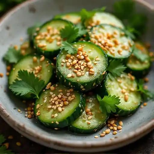 Chili Crisp Cucumbers