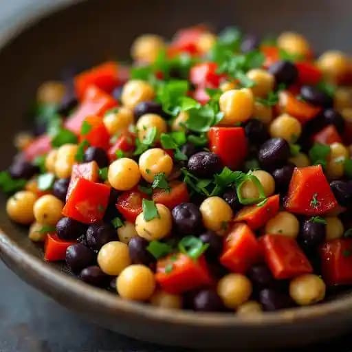 Red Pepper Black Bean Salad
