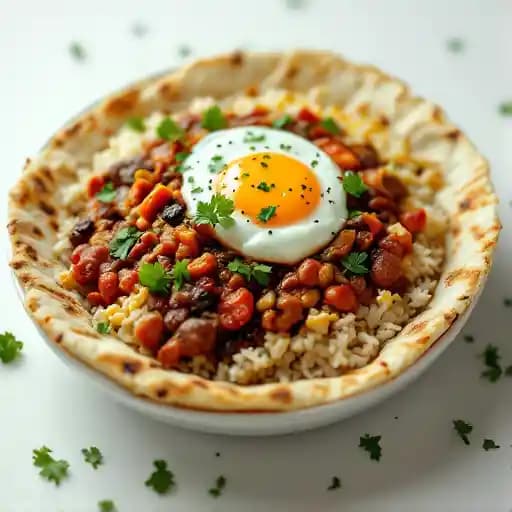 Le Végétal recipe served on a plate, by Chez Muffy