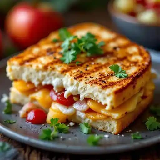 CROQUE-monsieur pommes brie