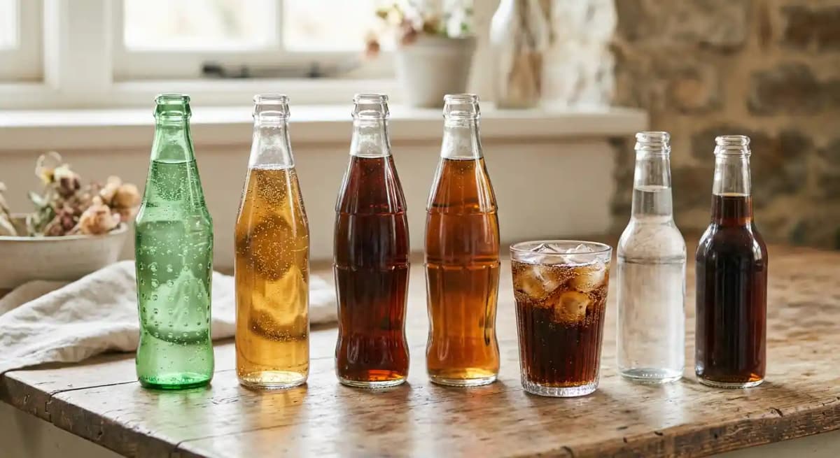 sprite, ginger ale, soda, tonic, coke, diet coke