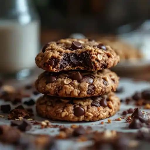 Salted Chocolate Oat Cookie