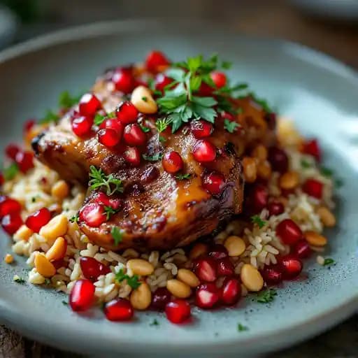 Pomegranate Glazed Oxtail