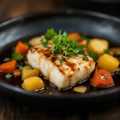 Sake Glazed Chilean Seabass