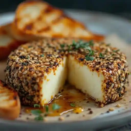 Chef Deb’s Pepita & Sesame Crusted Brie
