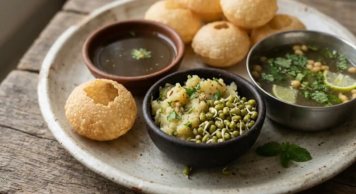 Gol Guppas, Jaljeera, Potato, Sprouting Moong