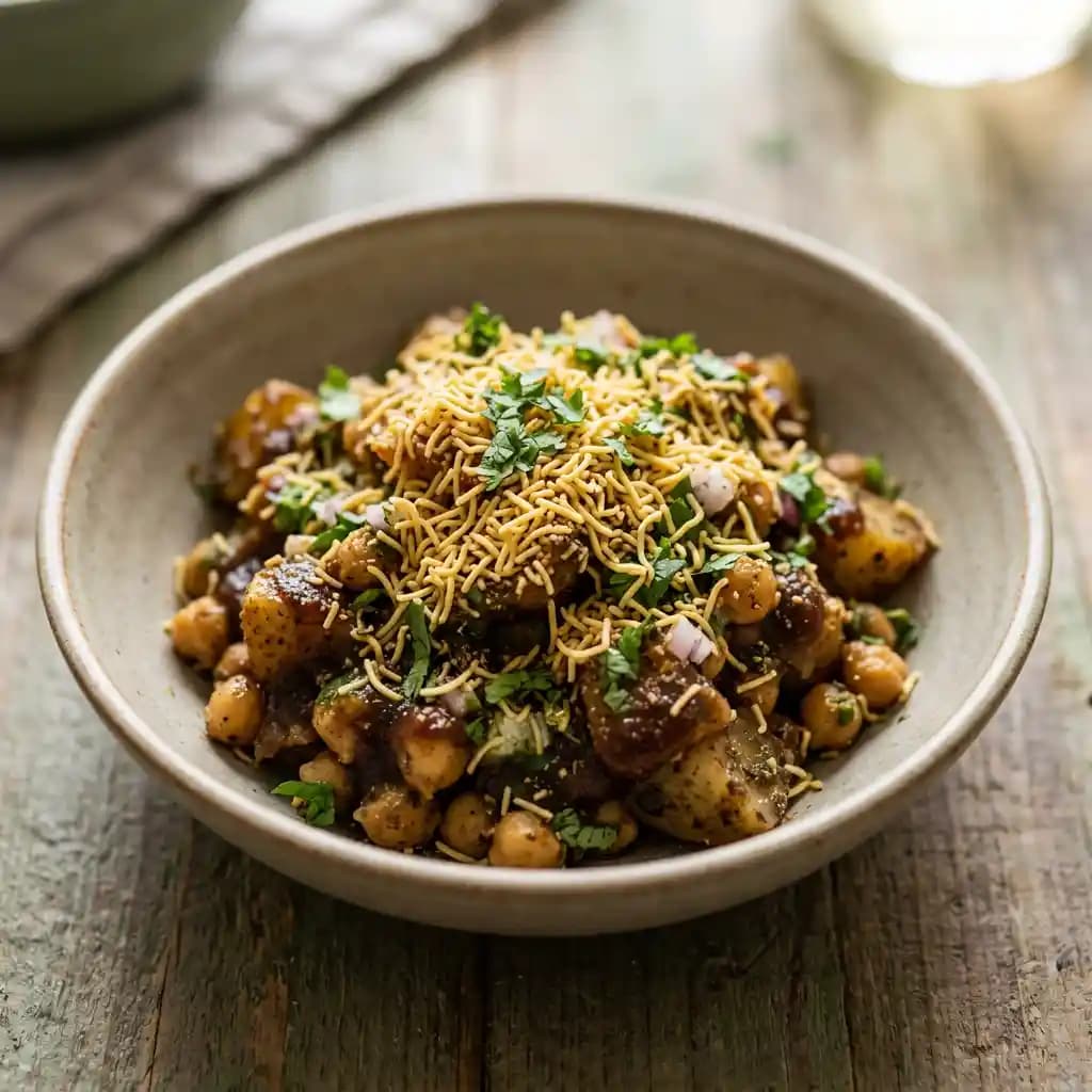 Aloo Chaat, Tamarind, Sev